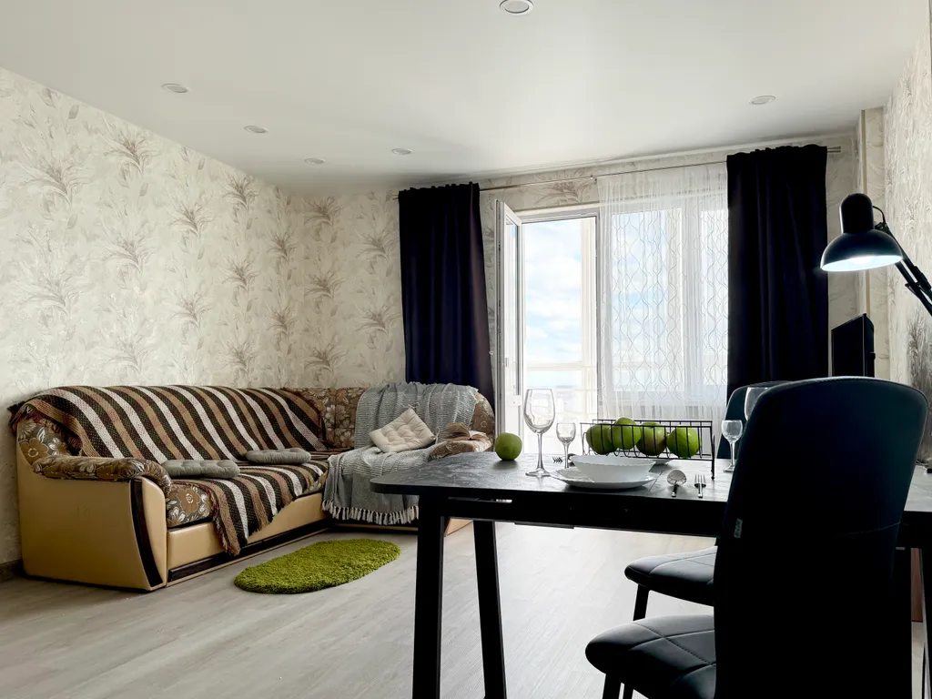 Студия со свежим ремонтом и фантастическим видом