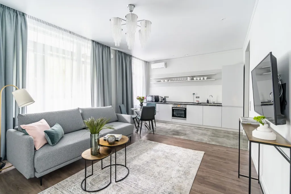 Очарование залива - двухкомнатная квартира в ЖК Русские сезоны