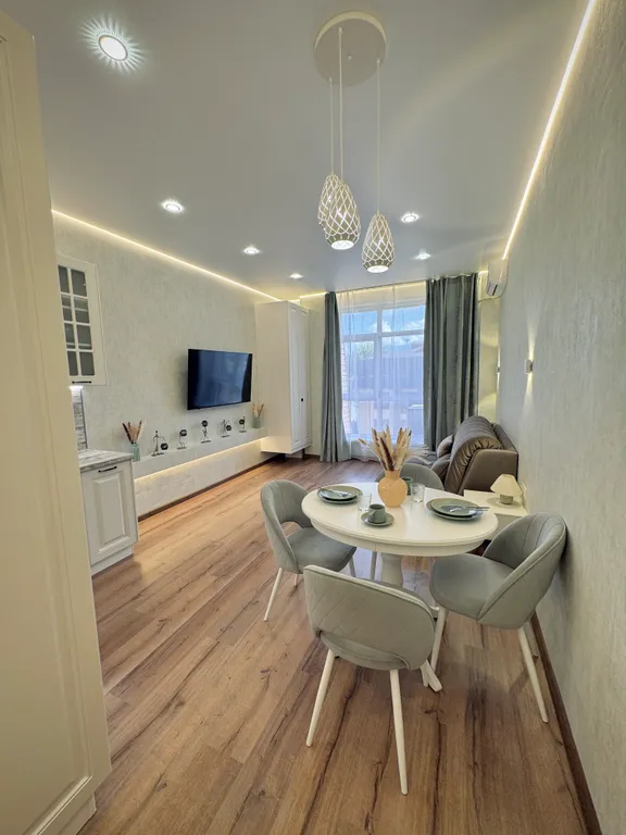 Уютная квартира - студия с видом на горную реку