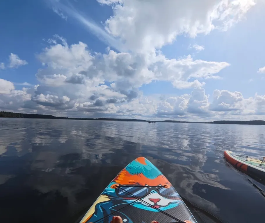 Новый дом на озере Селигер в деревне Заполёк