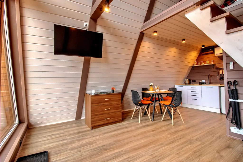 Aframe black (Дом на берегу Рыбинского моря)