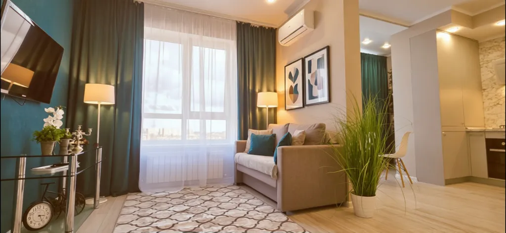 Апартаменты изумруд с видом на фонтан