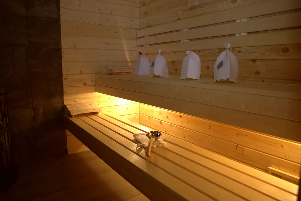 Дом с баней на дровах и камином у пяти озер