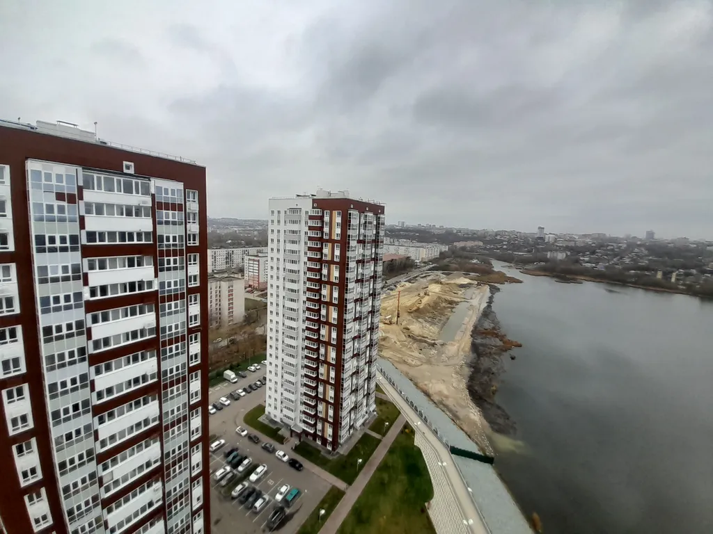 Студия Birds на 23 этаже с панорамным видом на реку