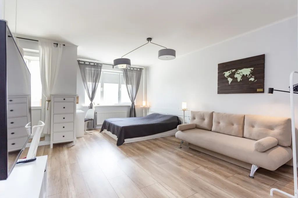 Уютная студия в скандинавской тематике