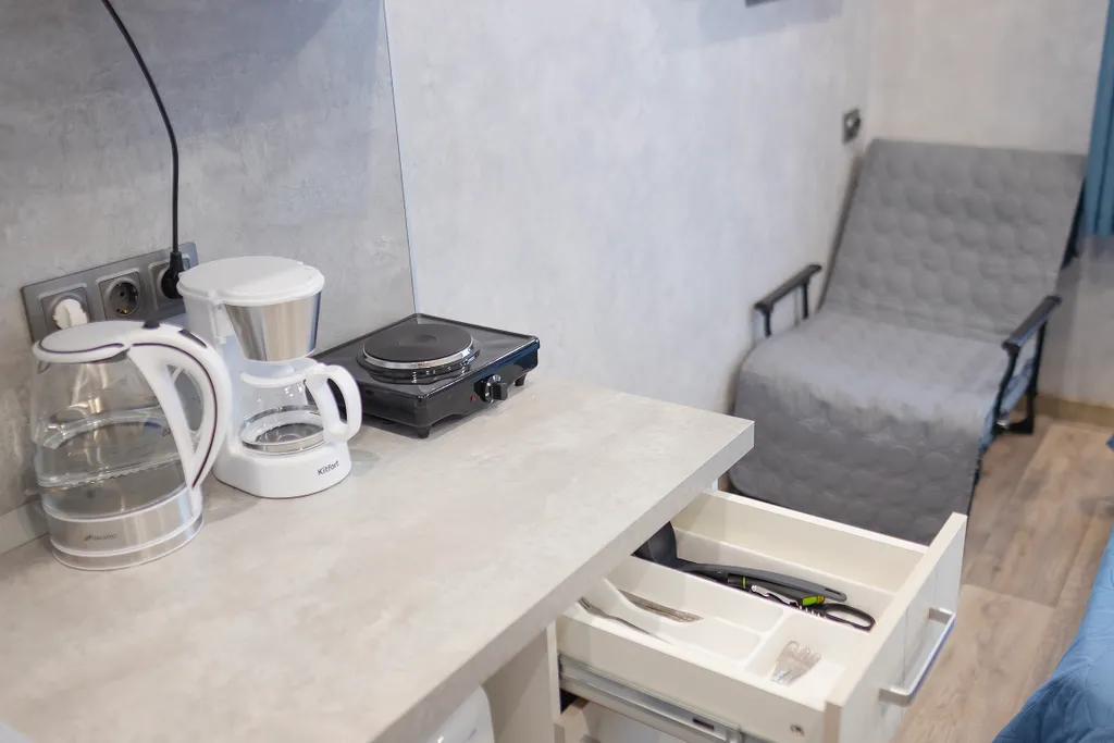 Уютная студия с видом на море