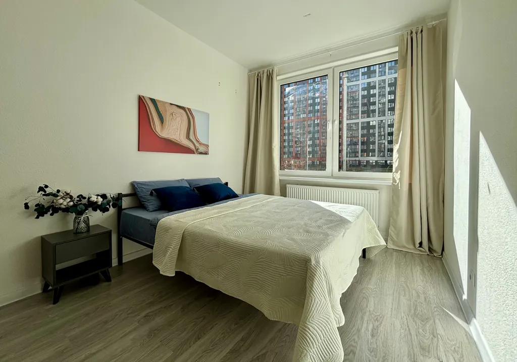 Квартира Квартира Уютная евродвушка — Бугры