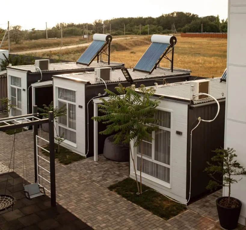 Коттедж Отдельностоящий однокомнатный дом Studio на двоих — аренда посуточно в Оленевка