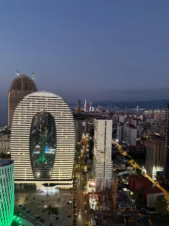 Апартаменты orbi city d1, 39 этаж, с видом на море и старый батуми