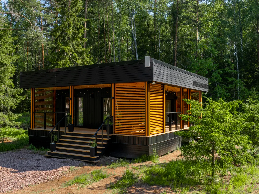 Коттедж в сосновом лесу с сауной — аренда посуточно в Озерки