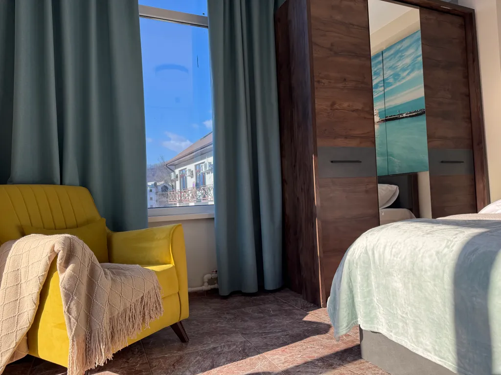 Квартира с шикарным видом на горы в центре Красной поляны