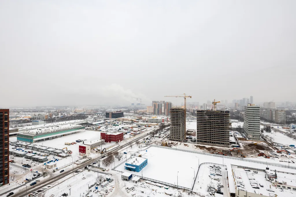 Квартира Квартира Видовая евротрёшка близ метро — Москва