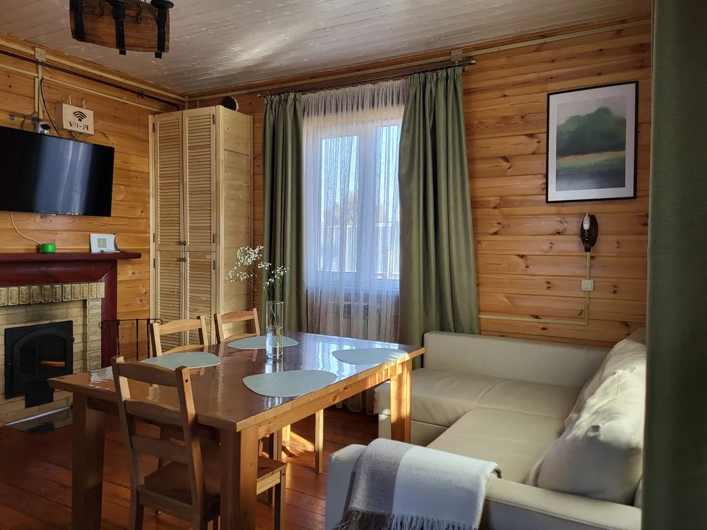 Коттедж Комфортный коттедж с баней, камином и мангальной зоной — Дракино