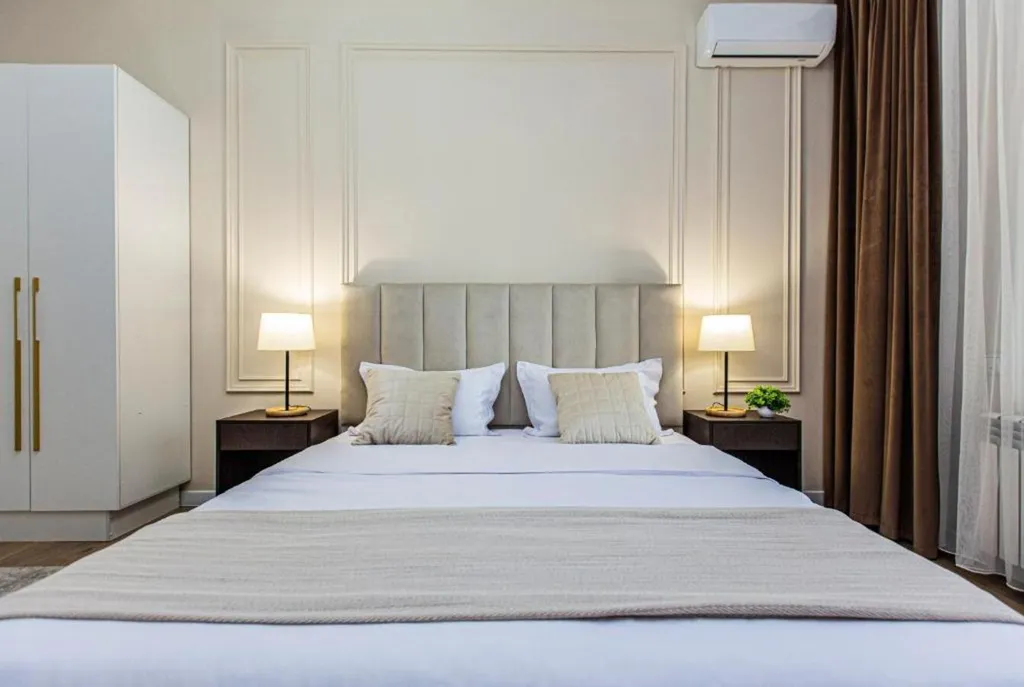 3-ком квартира Bayhouse около ТРЦ MEGA Alma-Ata для 6-х гостей