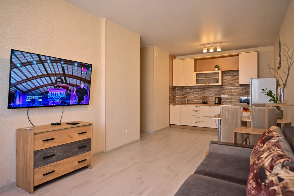 Трёхкомнатная квартира у ТРЦ Планета в ЖК Притяжение