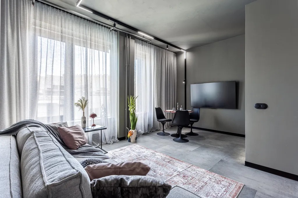 Квартира Квартира Премиум апартамент Графит у метро Автозаводская — Москва