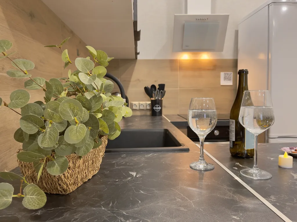 Стильная студия для двоих с кондиционером