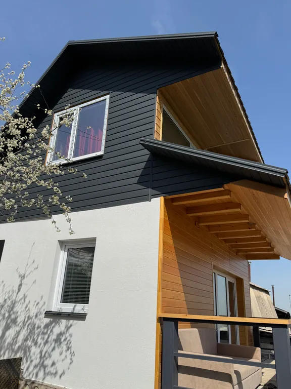 Атмосферное шале с видом на город и на горы