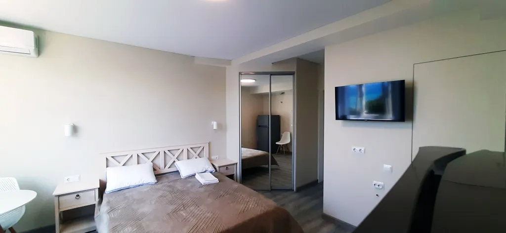 Квартира Двухместный номер с доп. местом без балкона с видом на море — Лазаревское