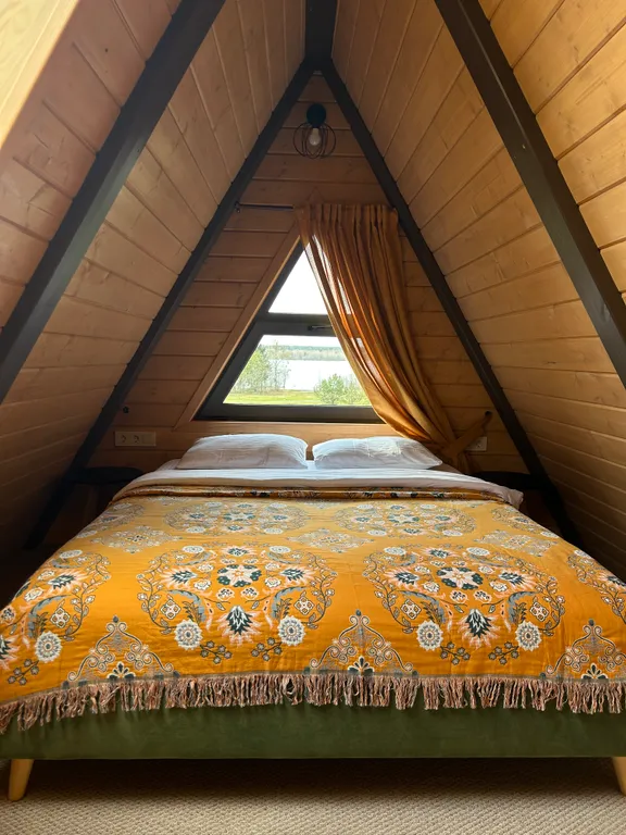 Уютный дом а-фрейм