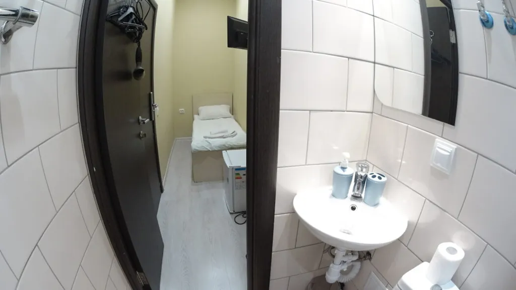 Квартира Квартира Одноместная студия эконом без окна в центре города — Санкт-Петербург