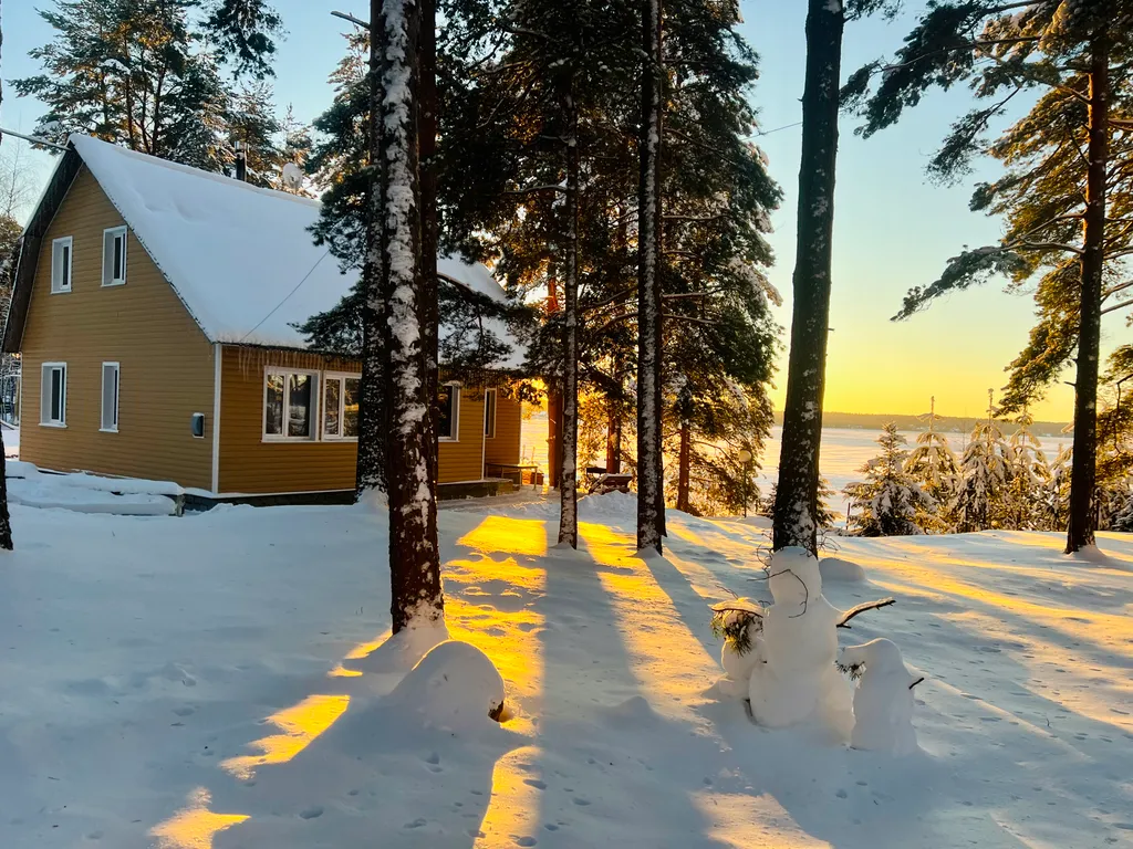 Коттедж Большой коттедж на берегу залива — Приморск
