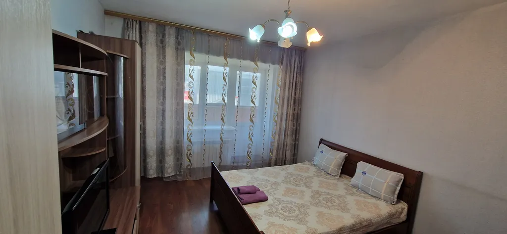 В квартире 4 спальных места, в 10 минутах от центра