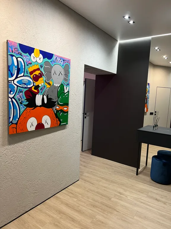 Люксовая 2-комнатная квартира с дизайнерским ремонтом