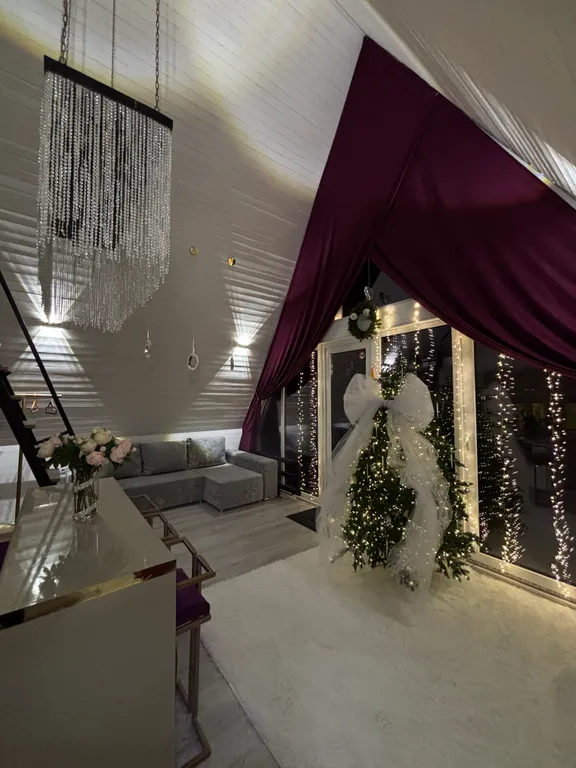 Коттедж Уютный A-frame «Облака» с видом на горы — Гостагаевская