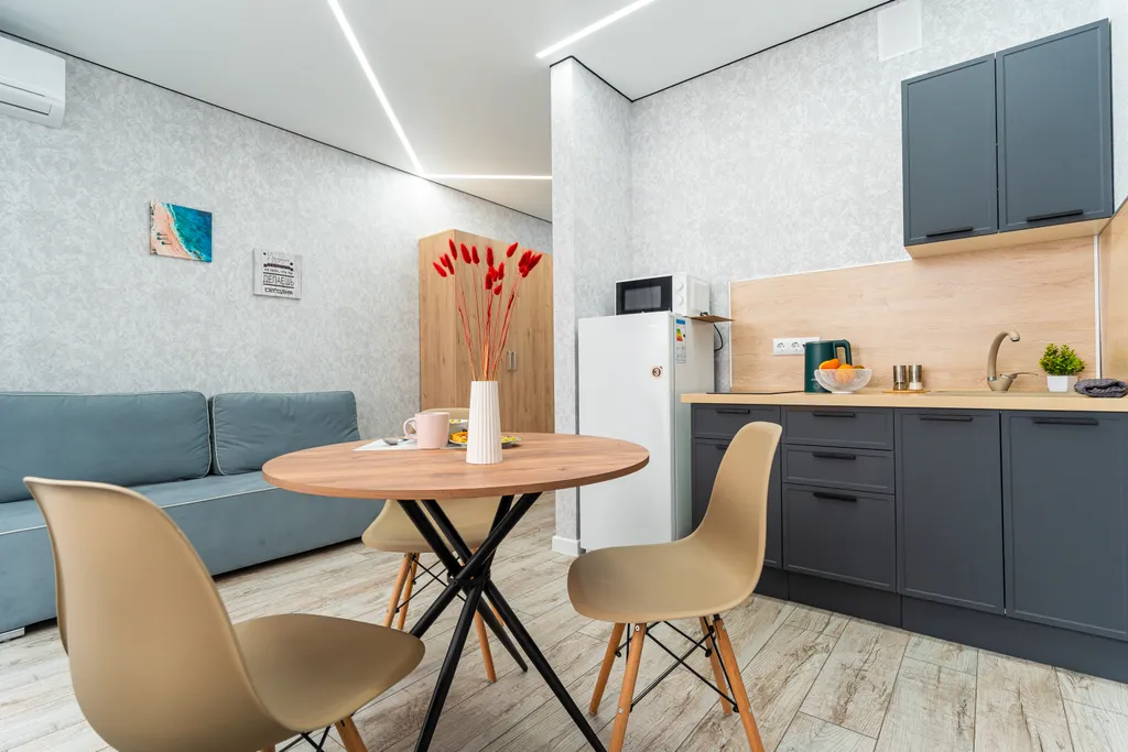 Уютная студия с видом на море