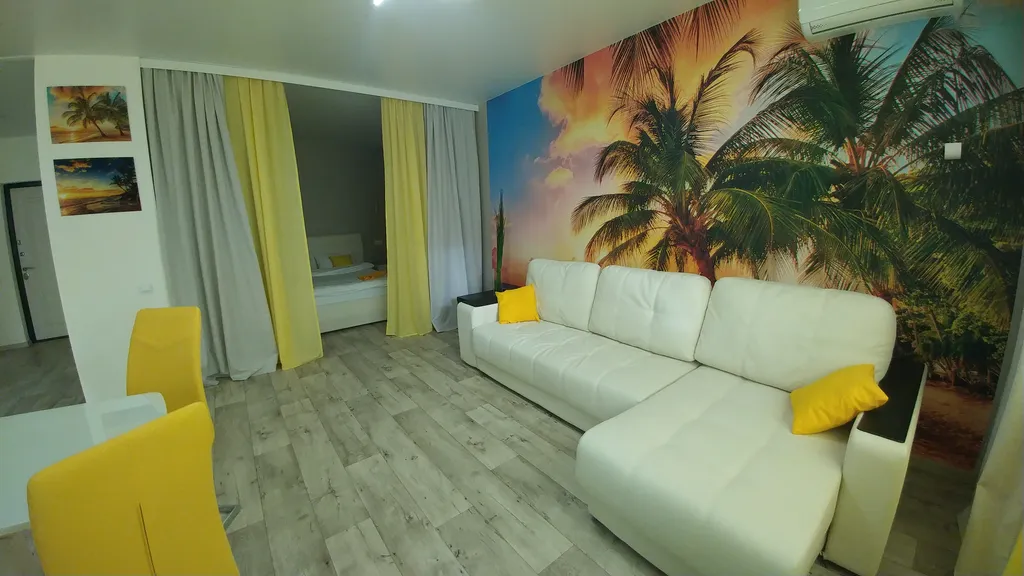 Просторная квартира с красивым видом на город