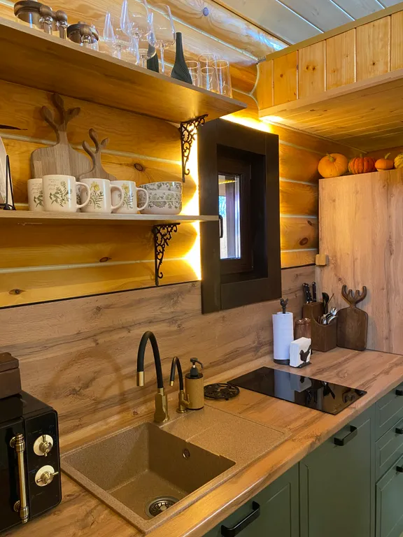 Атмосферный дом с русской печью и баней