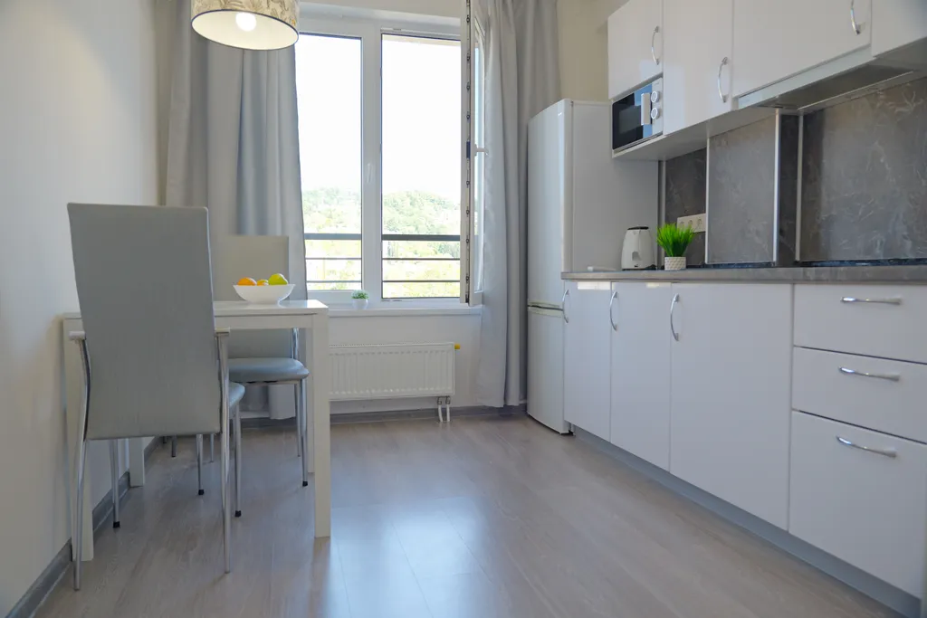 Лаконичная квартира, до моря 3 минуты пешком