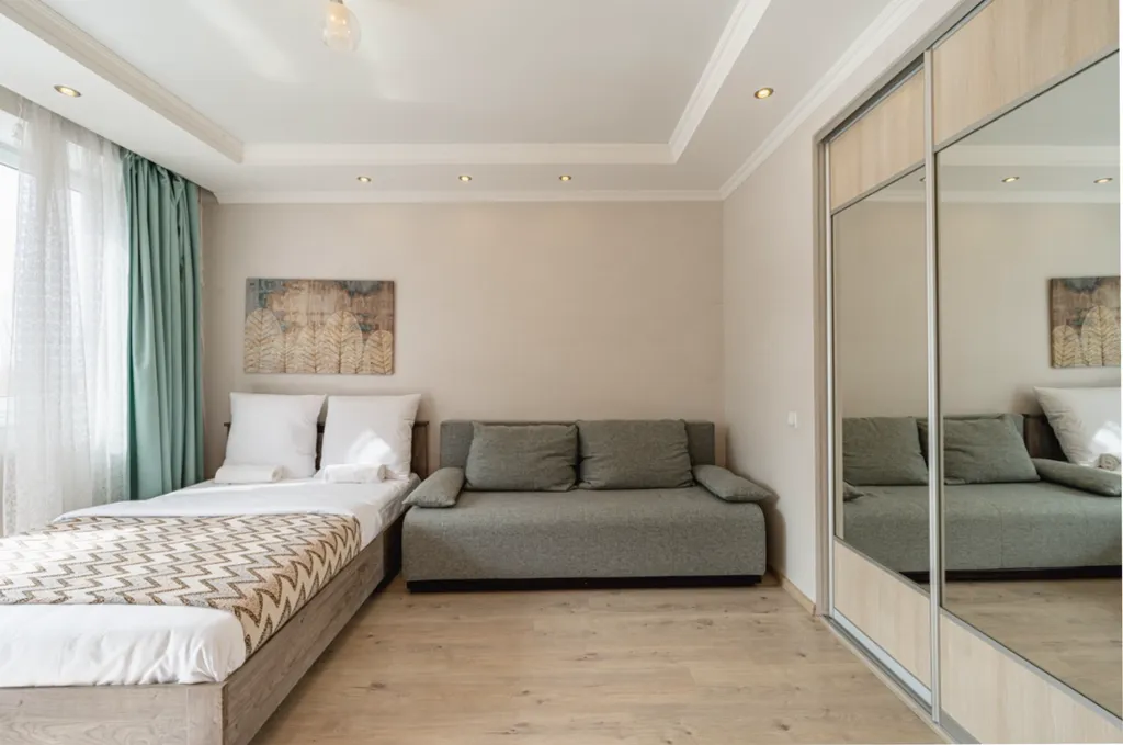 Двухэтажная квартира «отдых у ручья» со своей террасой и мангалом