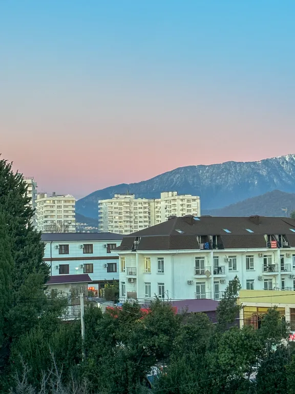 Квартира Квартира Светлая дружелюбная студия с видом на горы — Сириус