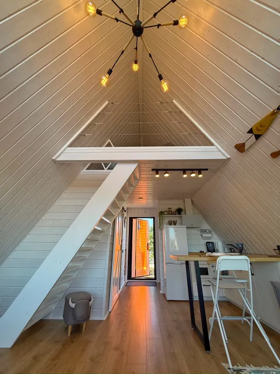 Стильный A-frame дом возле Балтийского побережья