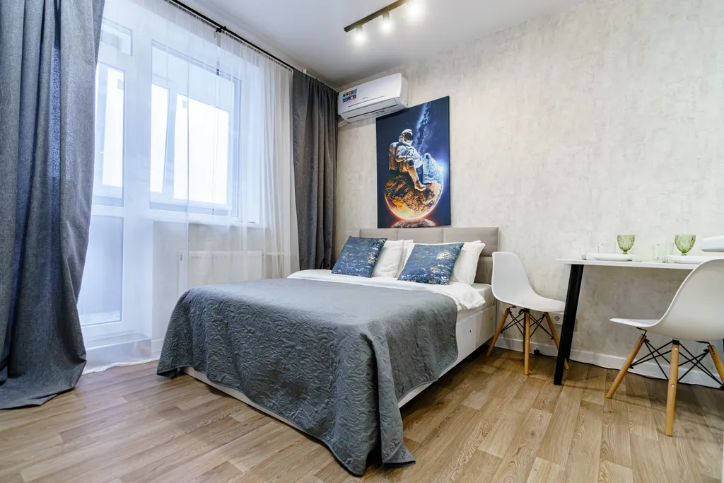 Студия Космос на 24 этаже в ЖК Аквамарин