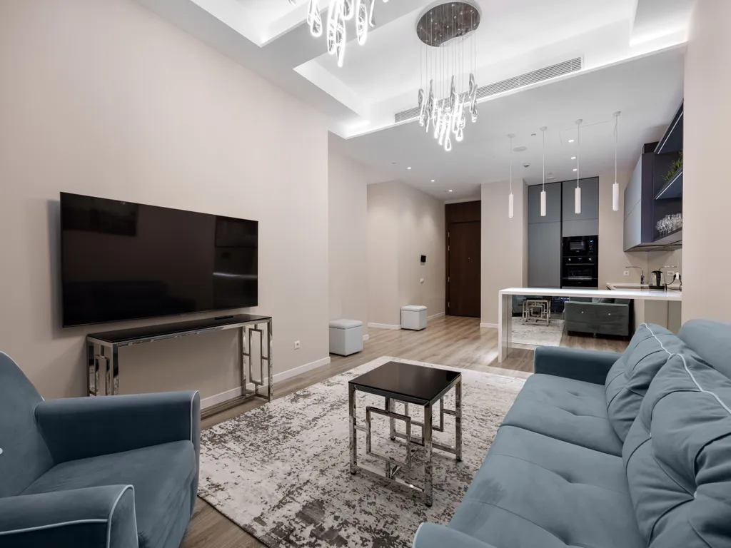 Уютный семейный апартамент в москве-сити