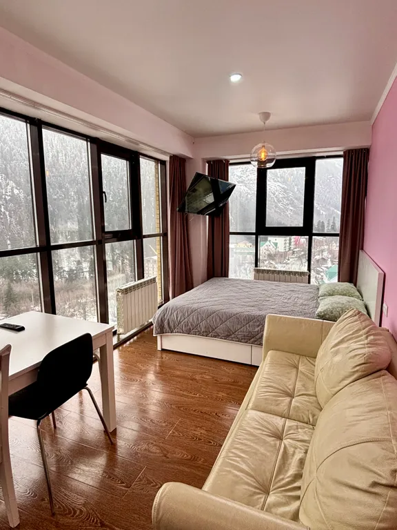 Студия с панорамным видом на горы