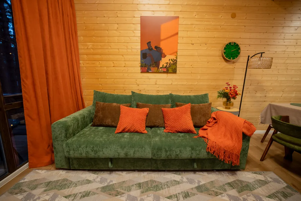 Коттедж с частной территорией и джакузи Green