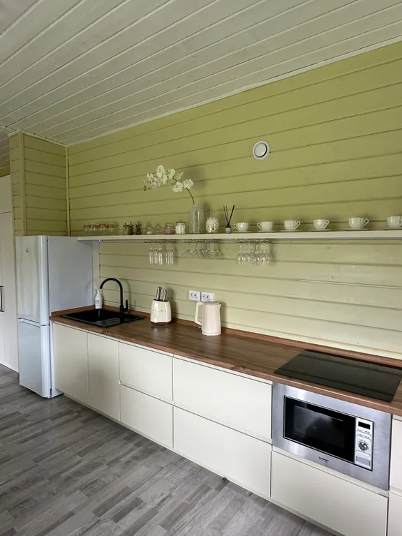 Стильный дом с чаном