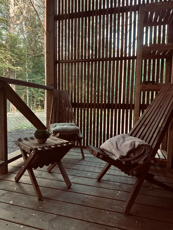 Гостевой дом для 2-6 человек с крытой террасой и мангалом