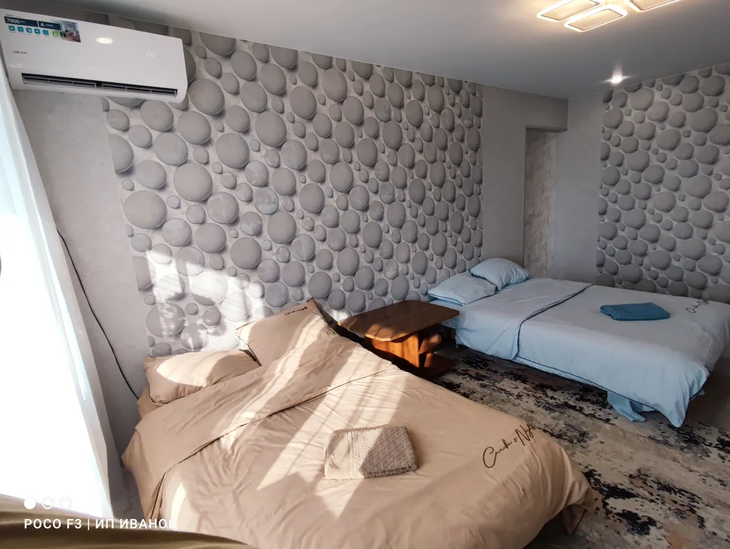 Двухкомнатные апартаменты с балконом в центре