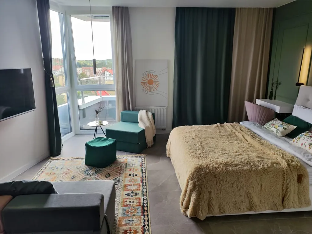 Уютная квартира в центре города с прекрасным видом на город