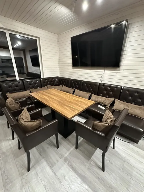 Дом 104m2 — чан, мангальная зона, Wi-Fi