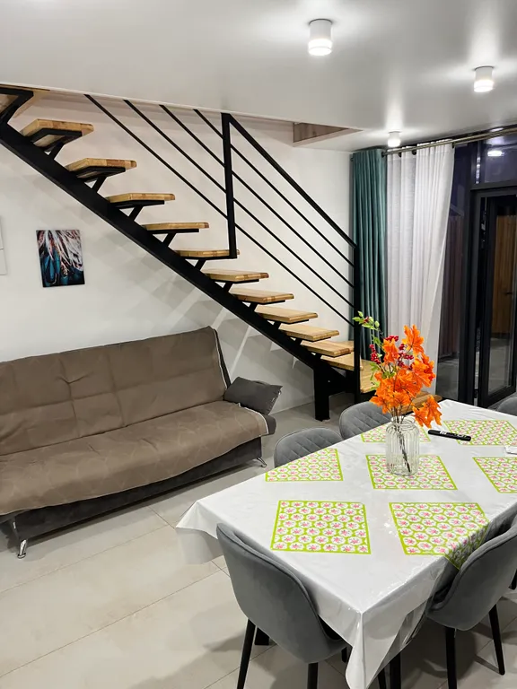 Домики на берегу Каспийского моря