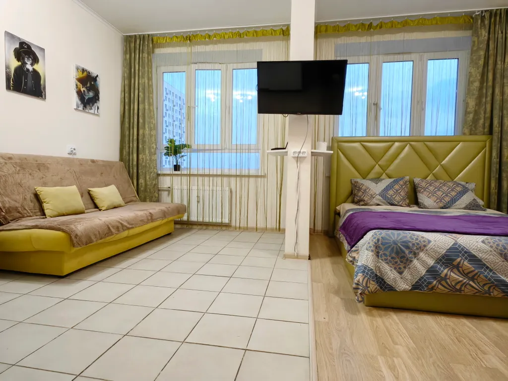 Квартира Евро Двушка Стильные Звери — аренда посуточно в Люберцы