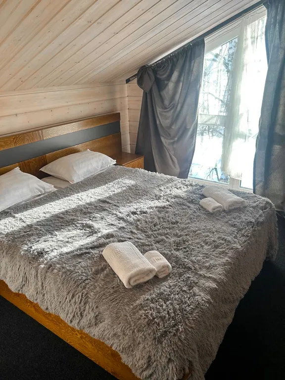 Барн хаус с прекрасным видом на лес