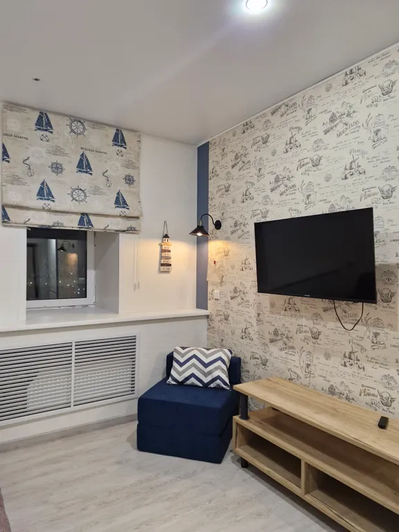 Студия с видом на город в апартаментах Меланж