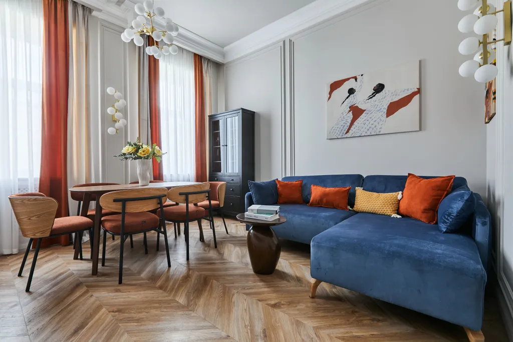 Квартира люкс с новым интерьером на топ-локации — аренда посуточно в Санкт-Петербург